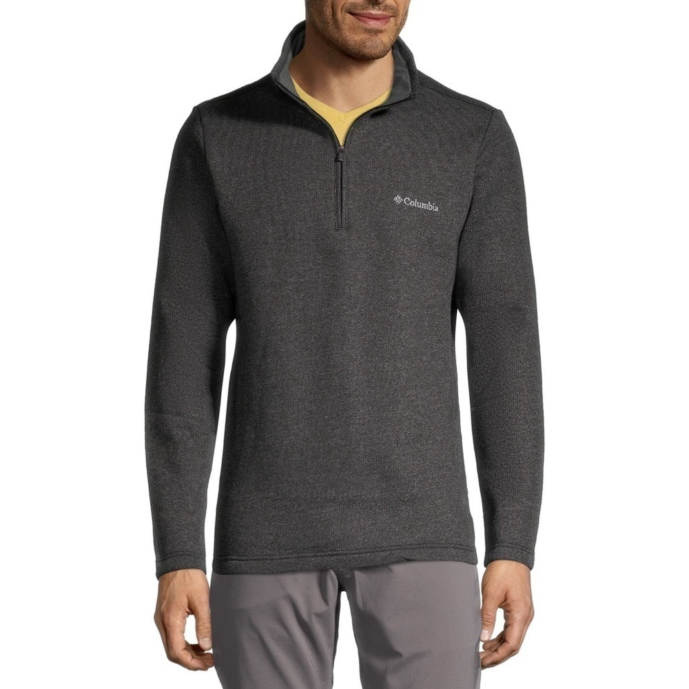 Columbia Men's Great Hart Mountain III 1/2 Zip Long Sleeve Fleece Sweater Top - Picture 3 of 10